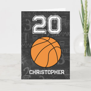 Sporter 20:e födelsedagsbasket kort