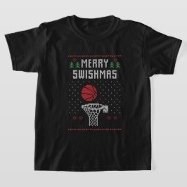 Sporter i julbasket t shirt
