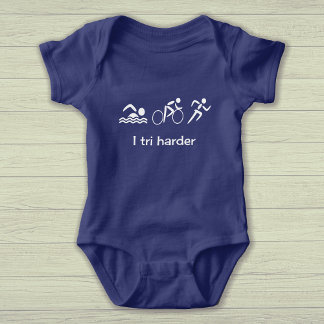 Sporter med Triathlon-roligt och piktogram T Shirt