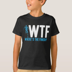 Sporter med underbart Running och Marathon Quote t Shirt