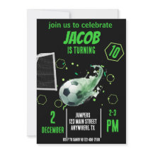 Sporter som flyger på fotbolls-måls-födelsedagsinb