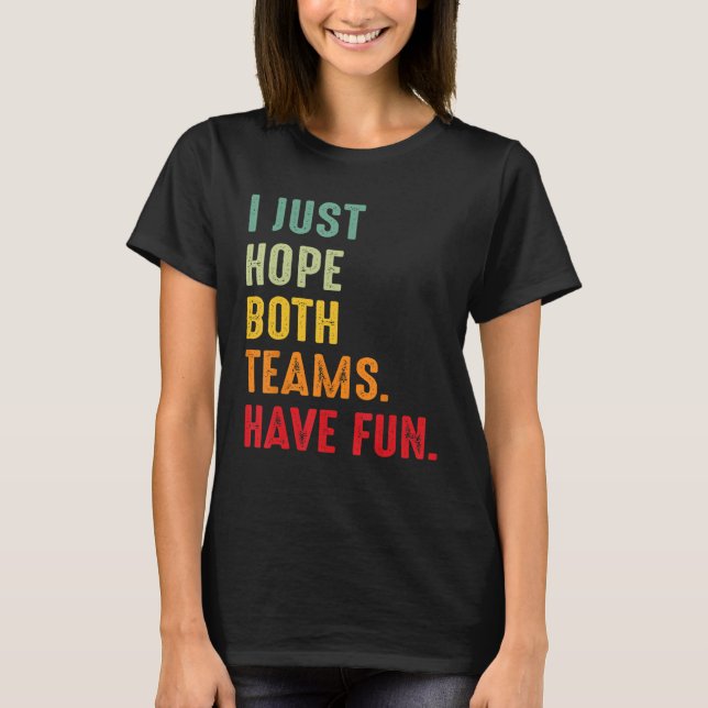 Sporter som jag bara hoppas att båda grupperna har t shirt (Framsida)