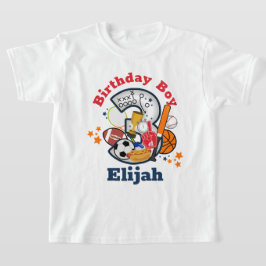 Sportera födelsedag Alla stjärnor, tredje födelset T Shirt