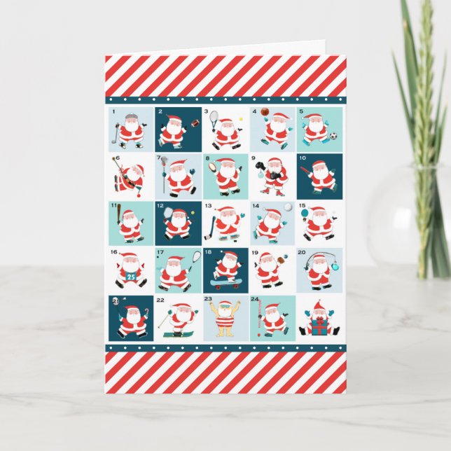 Sportera Helgdagskort vid jul Helgkort (Framsida)