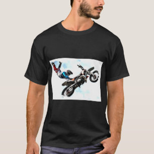 Sportera modern Elegant Acrobatics Biker-popup T Shirt