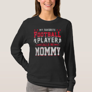 Sportfantast American Football Player Mamma Footba T Shirt