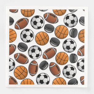 Sportfantast Pappra middagslöjor Pappersservett