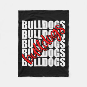 Sportfantast Spirit för Bulldog Red School Fleecefilt