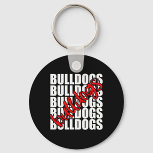 Sportfantast Spirit för Bulldog Red School Nyckelring