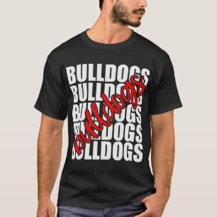 Sportfantast Spirit för Bulldog Red School T Shirt