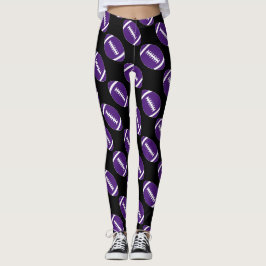 Sportfantasten för Lila av fotbollslag för kvinnor Leggings