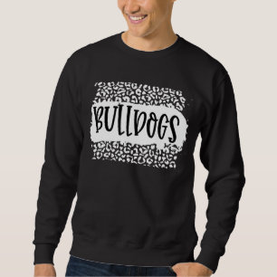 Sportfantasten för skolelever i Bulldog Mascot Dis Lång Ärmad Tröja