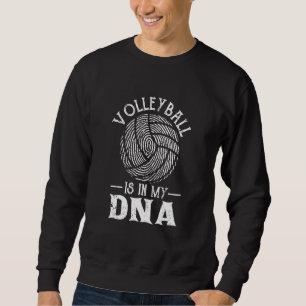 Sportfantasten Volleyball är jag. Lång Ärmad Tröja