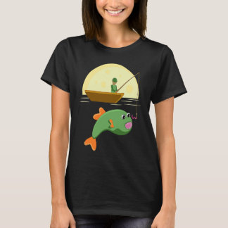 Sportfiskare fiskespö fiskare fiske t shirt