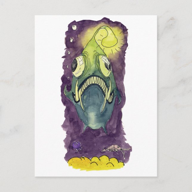 Sportfiskarefisk Vykort (Framsida)