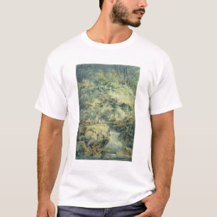 Sportfiskaren, 1794 (w/c över grafiten på papper tee shirt