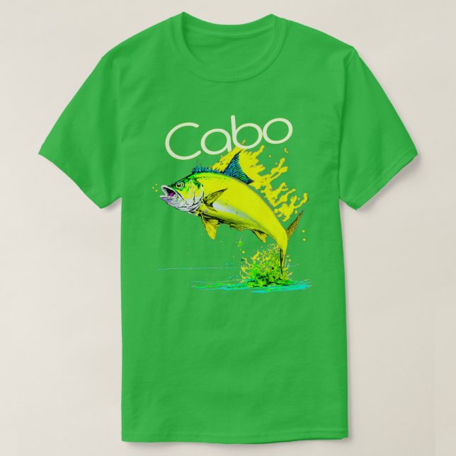 Sportfiske Cabo San Lucas  T Shirt (Design framsida)