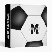 Sportfotboll för pojkar med monogrammet