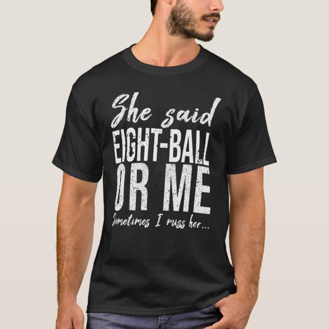 Sportgåva från åtta Boll T Shirt (Framsida)