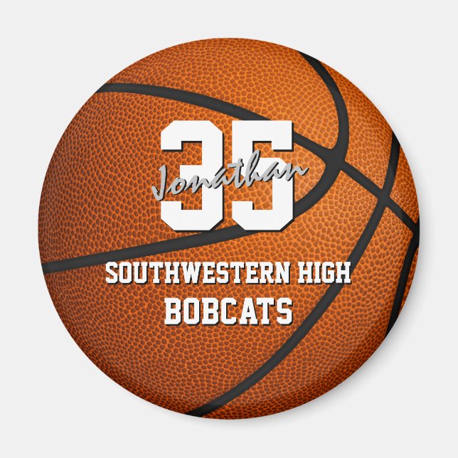 Sportgåvor från basketboll magnet (Framsidan)