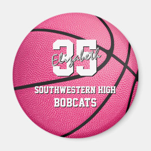 Sportgåvor från rosa basketboll magnet