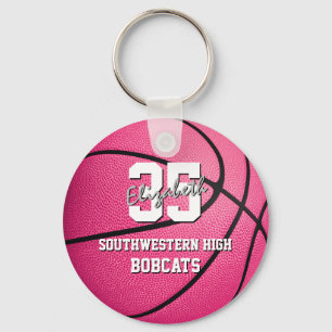 Sportgåvor från rosa basketboll nyckelring