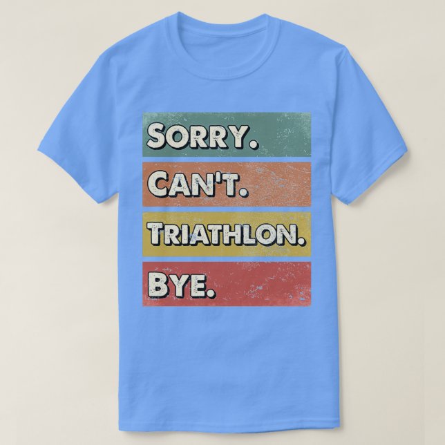 Sportgåvor från Triathlon T Shirt (Design framsida)