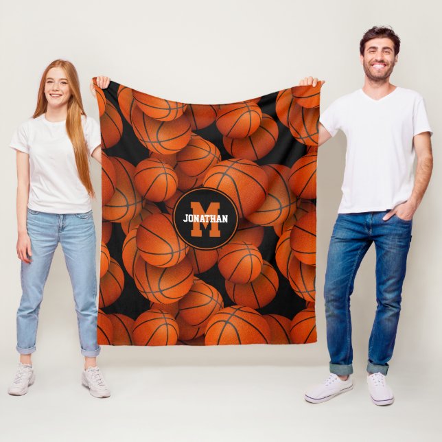 Sportgåvor, pojkar, personlig basket fleecefilt (På plats)