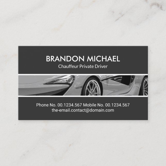 Sporthärdaren Gräns Ram detaljerar automatisk köp Visitkort (Framsida)