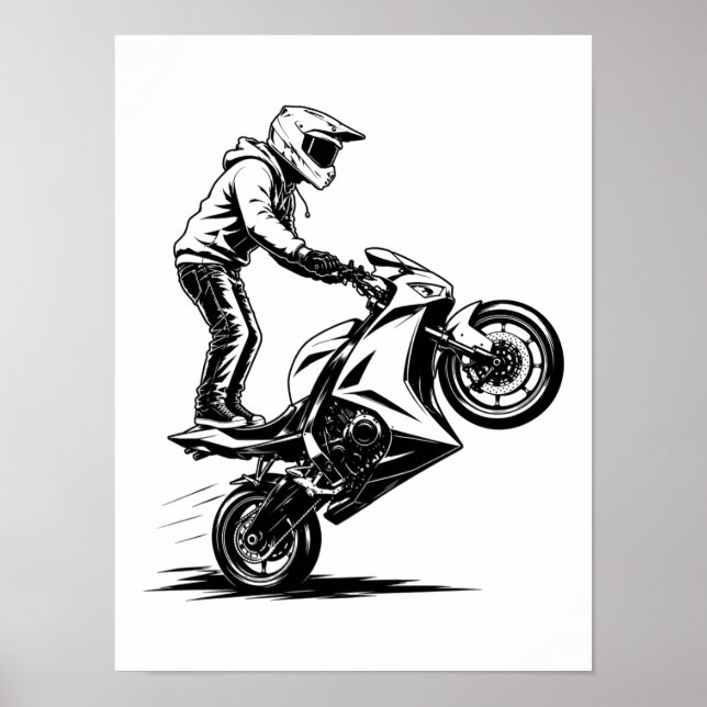 Sporthoj Stunt  Poster (Framsidan)
