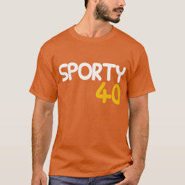 SPORTIG 40 sportar inspirerad 40th Tee