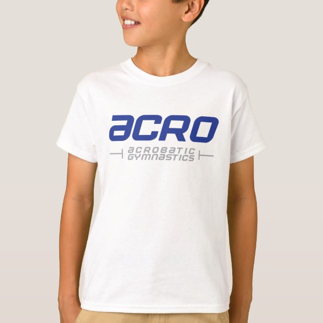 Sportig Acrobatic gymnastikT-tröja T Shirt (Framsida)