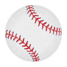 Sportig-Baseball Klassisk Röd & Vit Sporttematik