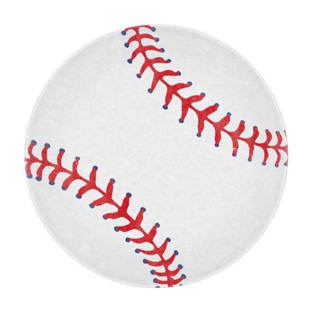 Sportig-Baseball Klassisk Röd & Vit Sporttematik (Framsidan)