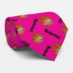 Sportig basket för shock rosabakgrund slips