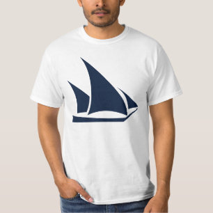 Sportig Båt T Shirt