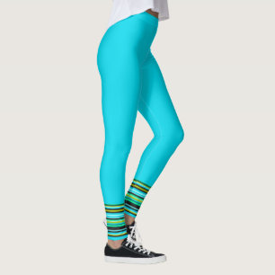 Sportig blå leggings
