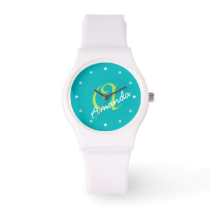 Sportig dampersonligMonogram Armbandsur
