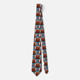 Sportig federal blåttfotbollTie Slips