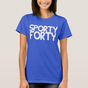 SPORTIG FORTY sportar inspirerad 40th T-shirt