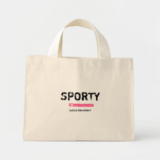 Sportig liten tote mini tygkasse