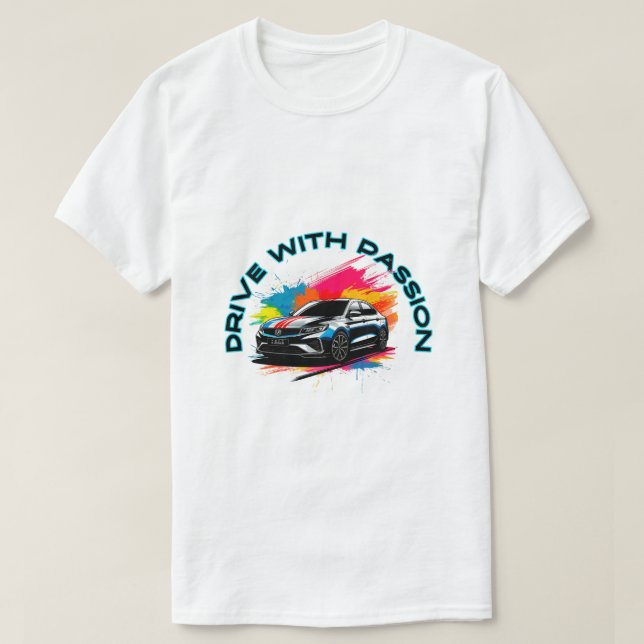 Sportig lyxbil  t shirt (Design framsida)