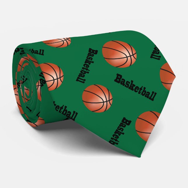 Sportig mörk - grön basket för bakgrund | slips (Rullad)
