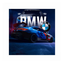 Sportig Olaglig Gatracingsbil Poster