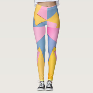 Sportiga färgämnen (texturerat utseende) leggings