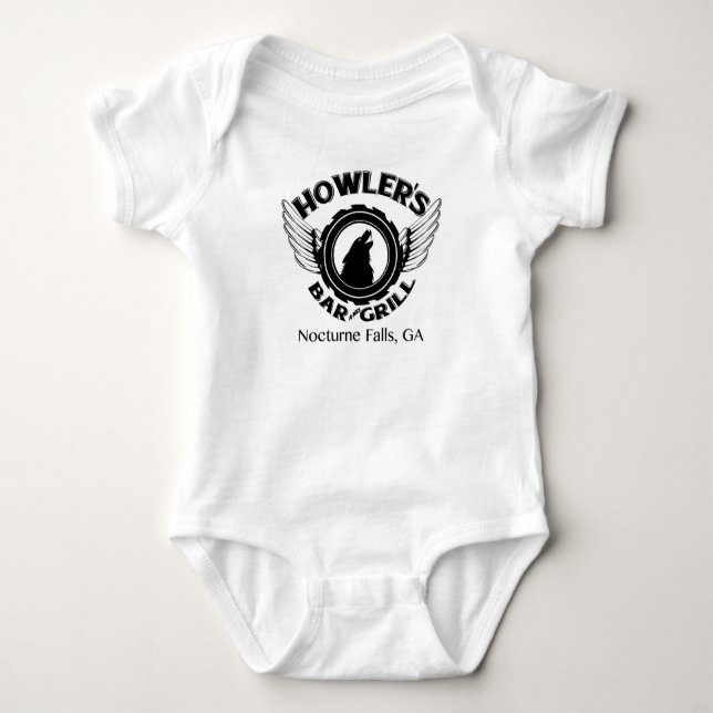 Sportiga howlers utslagsplats tee (Framsida)