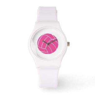 Sportigt rosa volleybollarmbandsur armbandsur