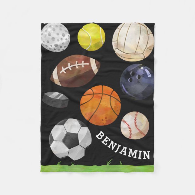 Sportigt samla i en klunga fleecefilt (Framsidan)