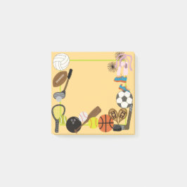 Sportinlägg Post-it Block