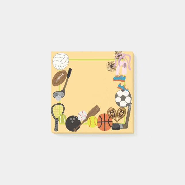 Sportinlägg Post-it Block (Framsida)